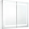 Image de vidaXL armoire de toilette LED 80x12,2x68 cm