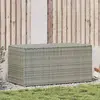 Image de vidaXL Gartenbox Poly Rattan 100x50x50 cm Grau