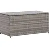 Image de Vidaxl - Tronc Extérieur Élégant Et Résistant À Polyrattan 100x50x50 Cm Couleur : Gris