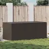 Image de vidaXL Coffre de jardin en poly rotin 180x90x70 cm brun
