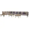 Image de vidaXL 8-tlg. Garten-Lounge-Set mit Kissen Massivholz Akazie