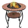 Image de Table De Foyer Mosaïque Terre Cuite 68 Cm Céramique