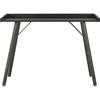 Image de vidaXL Bureau noir 90×50×79 cm