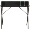 Image de vidaXL Bureau noir 80x50x84 cm
