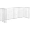 Image de vidaXL Mur en gabion pour poubelles Acier galvanisé 320×100×120 cm