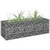 Image de Vidaxl - Lit Surélevé À Gabion Acier Galvanisé 90x30x30 Cm