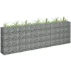 Image de Vidaxl - Lit Surélevé À Gabion Acier Galvanisé 270x30x90 Cm