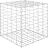 Image de vidaXL Gabion cube haut fil d'acier 50x50x50 cm