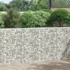 Image de vidaXL Gabion haut-plateau forme trapézoïdale Acier galvanisé 150x20x100 cm