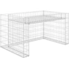 Image de vidaXL Garage pour tondeuse à gazon avec parterre surélevé 110x80x60 cm fil d'acier