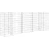 Image de Vidaxl Jardinière À Gabion En H Fil D'Acier 260x40x100 Cm