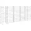 Image de vidaXL Panier à plantes en gabion en forme de H fil d'acier 260x40x120 cm