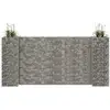Image de Vidaxl - Jardinière À Gabion En H Fil D'Acier 260x40x120 Cm