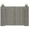 Image de Vidaxl   Jardinière À Gabion En H 260x40x180 Cm   Fil D'Acier Antirouille   Pour Bordures De Parterre   Assemblage Facile