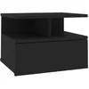 Image de Table De Chevet Flottante Noir 40x31x27 Cm Bois D'Ingénierie Vidaxl