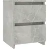 Image de Table De Chevet Gris Béton 30x30x40 Cm Bois D'Ingénierie Vidaxl