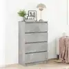 Image de vidaXL Sideboard gris béton 60x35x98,5 cm Bois composite