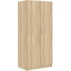 Image de vidaXL Armoire Chêne Sonoma 80x52x180 cm Matériau dérivé du bois