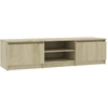 Image de vidaXL Armoire TV Chêne Sonoma 140x40x35,5 cm Bois composite