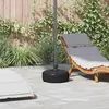 Image de vidaXL Pied de parasol sable/eau 15 L noir