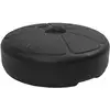 Image de Vidaxl   Socle De Parasol 15 L Noir   Rempli D'Eau Ou De Sable   Base Stable Pour Mât De Parasol   Dimensions 36 X 14/20 Cm
