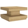 Image de vidaXL Table basse marron clair 60x60x35 cm MDF