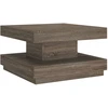 Image de vidaXL Table basse Gris 60x60x35 cm MDF