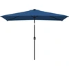 Image de vidaXL Parasol avec mât métallique 300x200 cm bleu azur