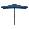 Image de Vidaxl - Parasol D'Extérieur Avec Poteau En Métal 300x200 Cm Azuré