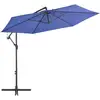 Image de Parasol Déporté Avec Mât En Aluminium 300 Cm Bleu