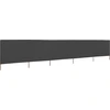 Image de vidaXL Tissu brise-vent 5 pièces 600 x 160 cm Anthracite