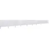 Image de vidaXL Tissu brise-vent 9 pièces 1200 x 80 cm blanc sable