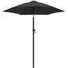 Image de vidaXL Parasol Anthracite 200 x 224 cm Aluminium