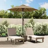 Image de Vidaxl Parasol Taupe 200x224 Cm Aluminium