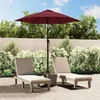 Image de Vidaxl - Parasol Bordeaux 200x224 Cm Aluminium