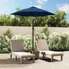 Image de Vidaxl Parasol Blue 200x224 Cm Aluminium