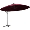 Image de vidaXL Parapluie Bourgogne 3 m Mât en aluminium