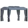 Image de Vidaxl - Tonnelle Avec Rideaux 3x4 M Anthracite Acier