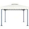 Image de gazebo vidaXL 300 x 300 cm aluminium crème