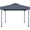 Image de vidaXL Pavillon 300 x 300 cm Anthracite Aluminium