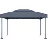 Image de vidaXL Pavillon 400 x 300 cm Anthracite Aluminium