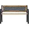 Image de vidaXL Banc de jardin 120 cm bois