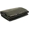 Image de vidaXL Couverture de piscine noire 381 cm PE