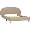 Image de vidaXL Cadre de lit Cappuccino-Brun Similicuir 100x200 cm