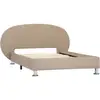 Image de Cadre De Lit Sans Matelas Cappuccino Similicuir 100x200 Cm Vidaxl