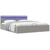 Image de Vidaxl - Cadre De Lit À Rangement Hydraulique Sans Matelas 160x200 Cm