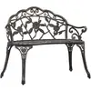 Image de Vidaxl - Banc De Bistrot 100 Cm Bronze Aluminium Coulé