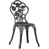 Image de vidaXL Chaises de bistrot 2 pcs. Bronze fonte d'aluminium