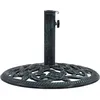Image de Socle De Parasol Vert 9 Kg 40 Cm Fonte Vidaxl