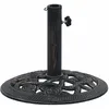 Image de Socle De Parasol Noir Et Bronze 9 Kg 40 Cm Fonte Vidaxl